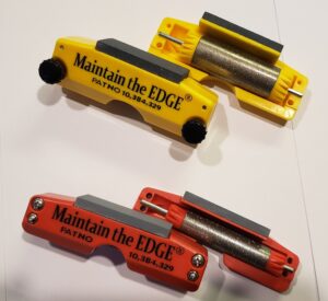 3/8 and 1/4 inch hockey ice skate sharpeners opened view